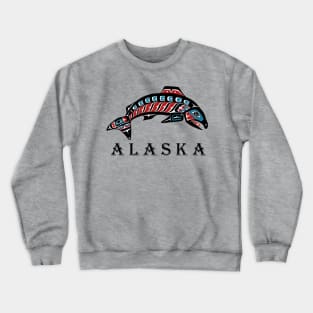 Alaska Pride, salmon Crewneck Sweatshirt